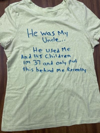 "He was my uncle...he used me and his children. I'm 37 and only put it behind me recently."