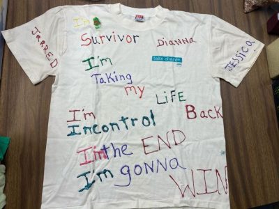 “I’m survivor Dianna, Jarred, Jessica.” “I’m taking my life back.” “I’m in control. I’m the end. I’m gonna WIN.”